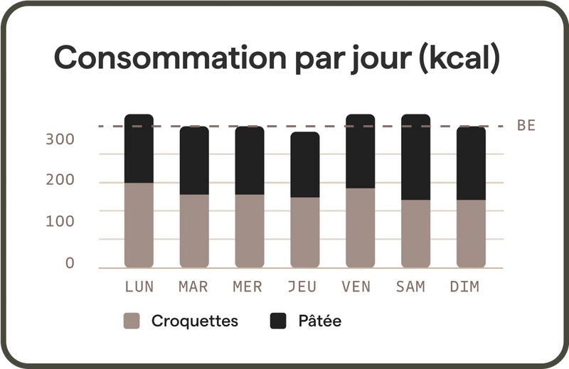 Consommation par jour app Yomy