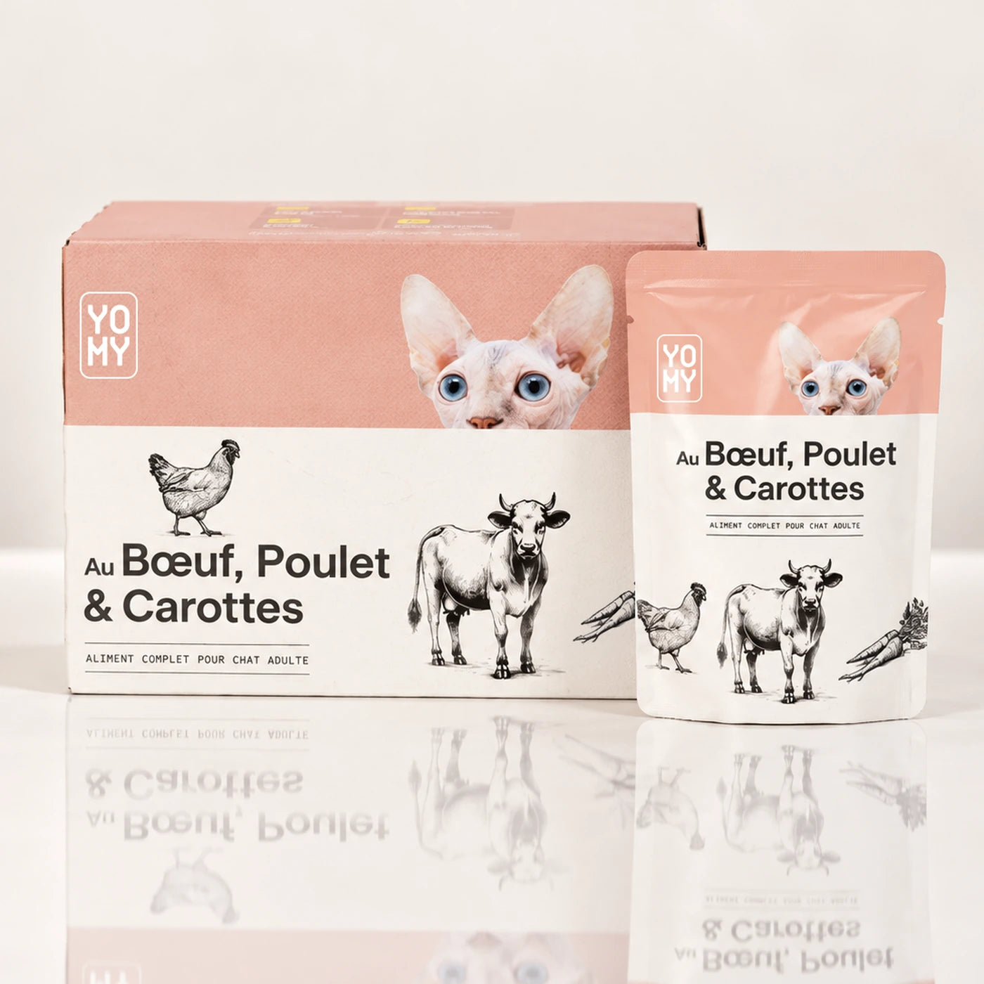 Bœuf, Poulet & Carottes - 12 x 85g