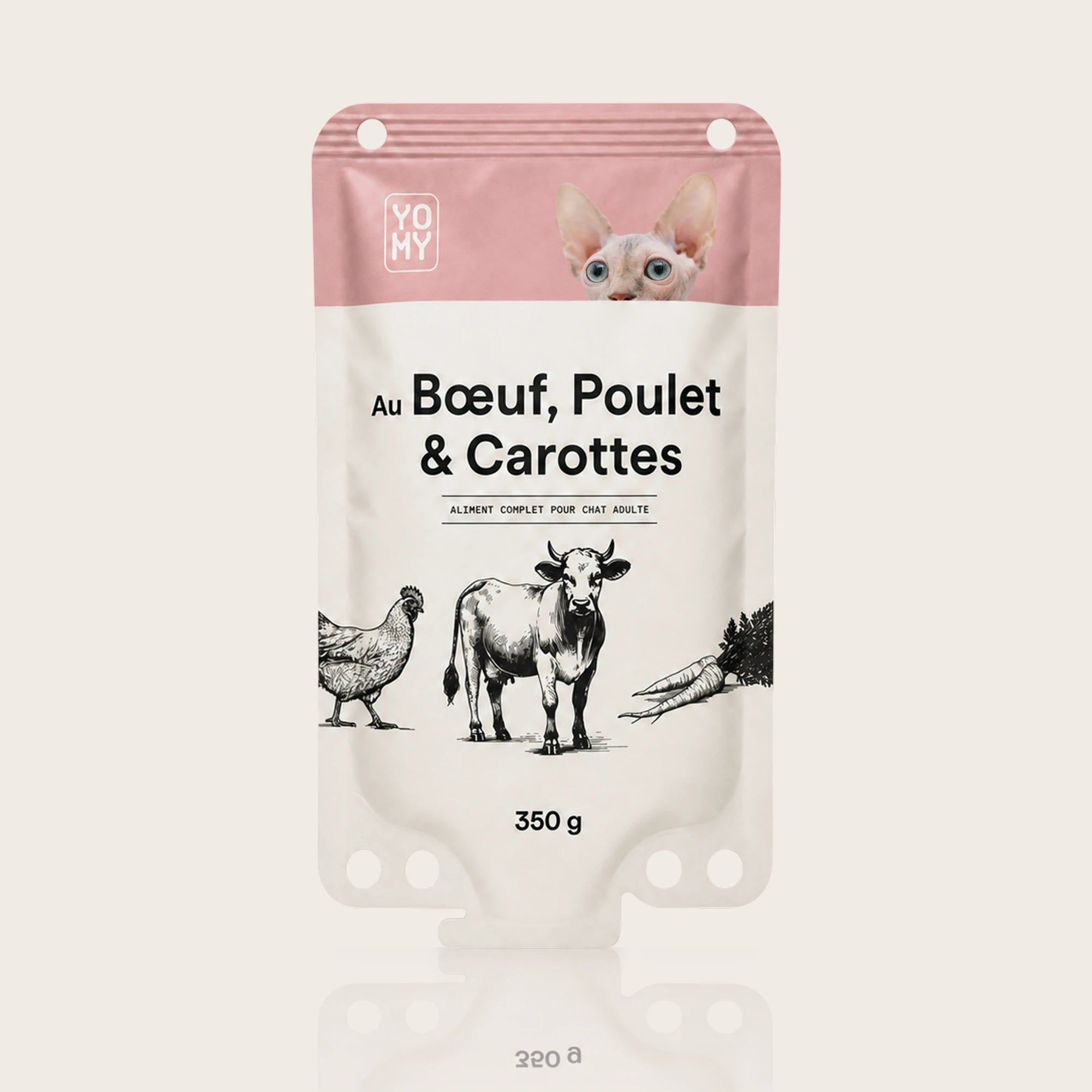 Bœuf, Poulet & Carottes - 4 x 350 g