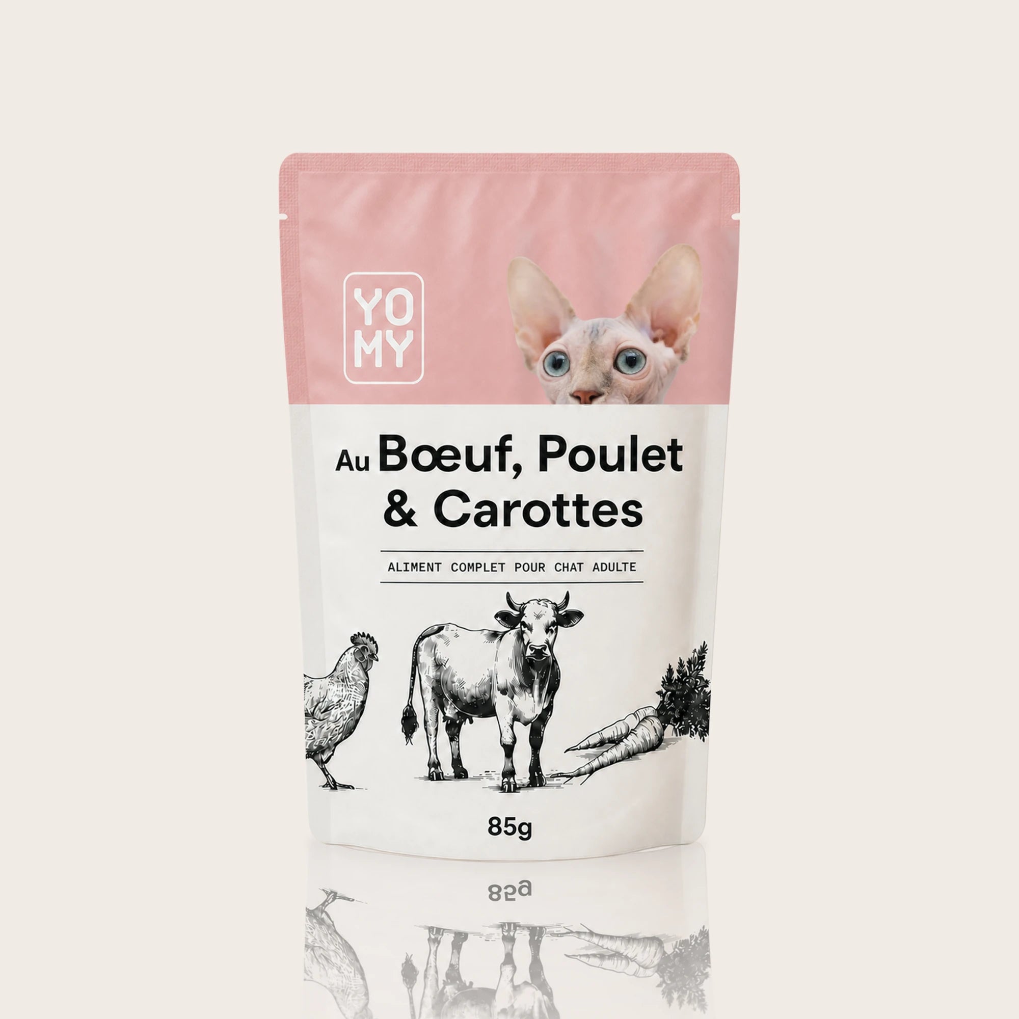 Bœuf, Poulet & Carottes - 85g