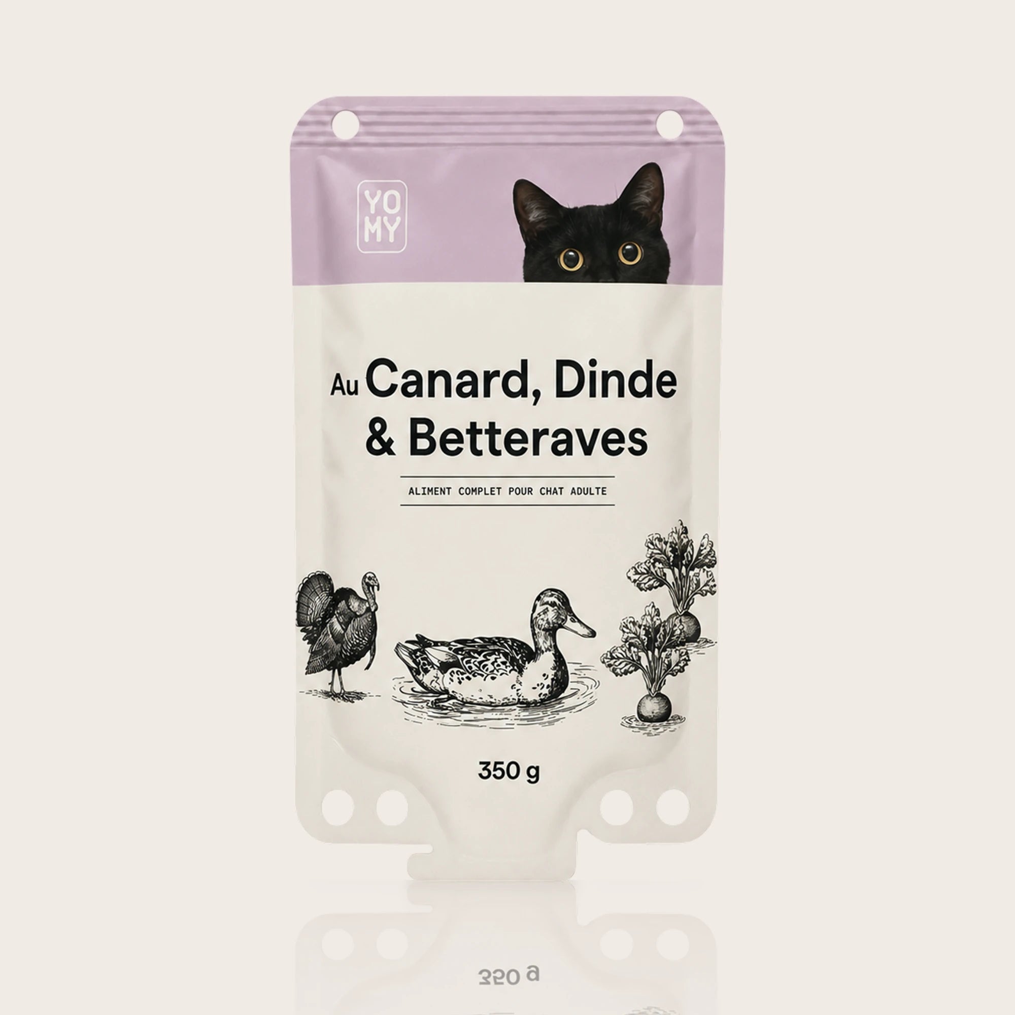 Canard, Dinde & Betteraves - 4 x 350 g