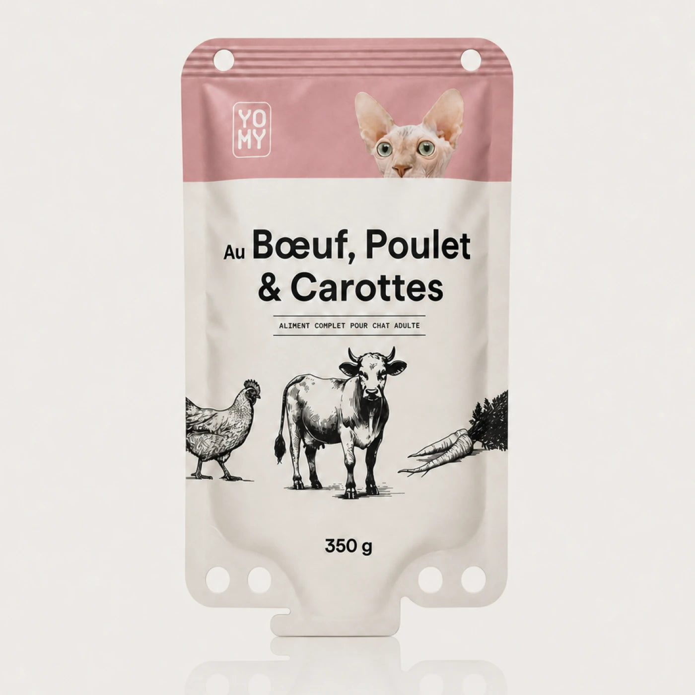 Bœuf, Poulet & Carottes - 350g