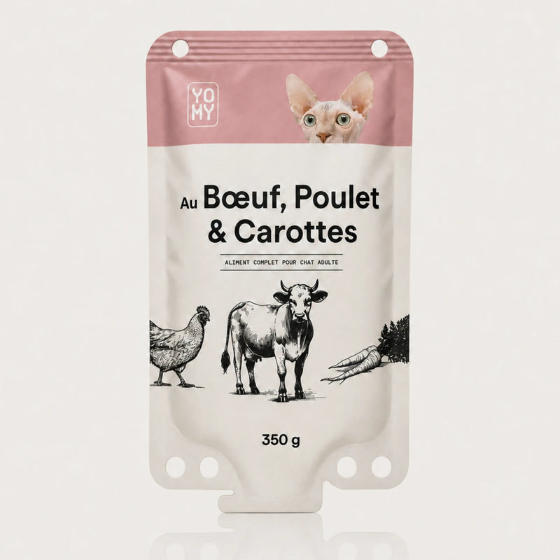 Bœuf, Poulet & Carottes - 350g