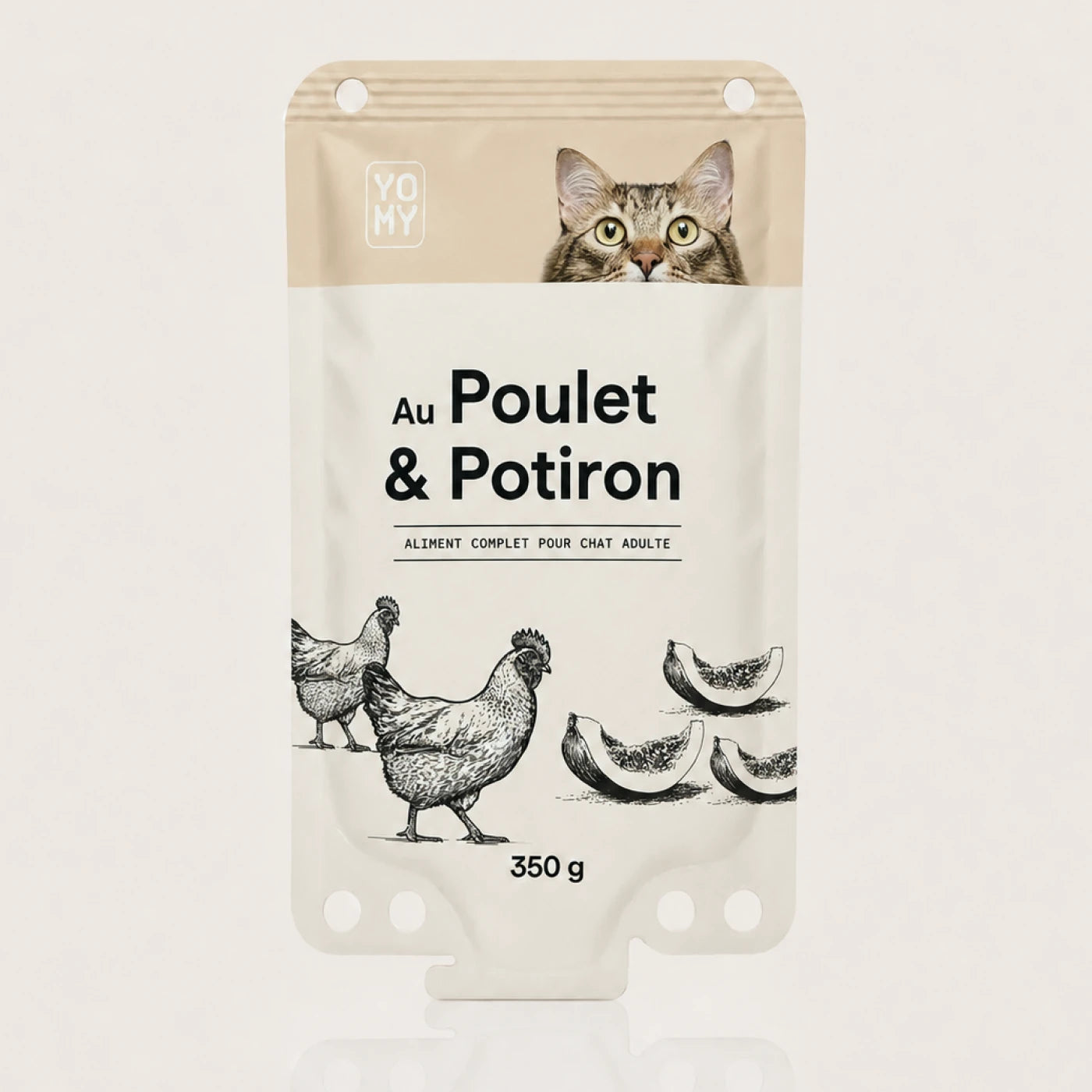 Poulet & Potiron - 350g