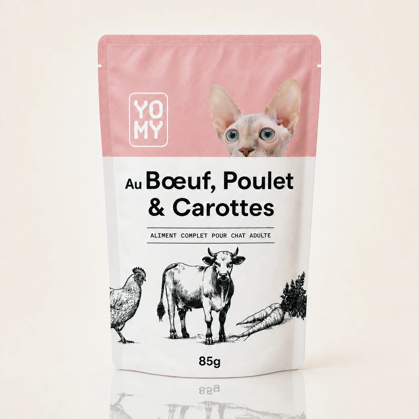 Bœuf, Poulet & Carottes - 85g