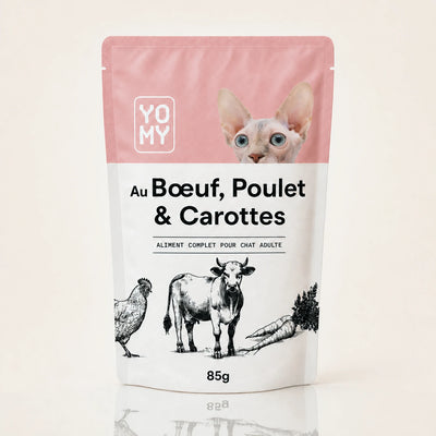 Bœuf, Poulet & Carottes - 85g