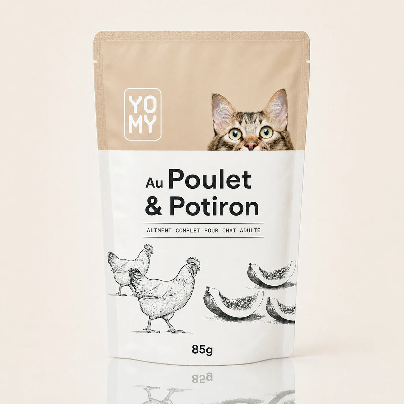 Poulet & Potiron - 85g