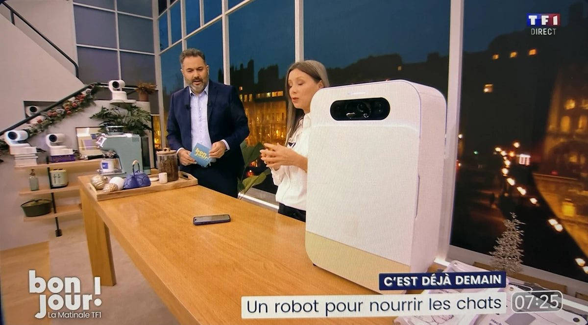 « C’est déjà demain : un robot pour nourrir les chats »